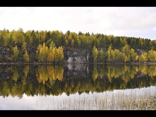 Парк "Белая гора". Тивдийский мрамор. Карелия.