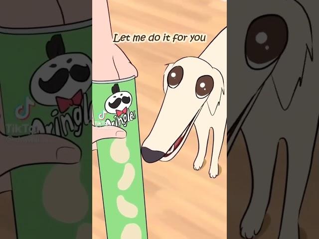 let me do it for you #dog #pringles #deep