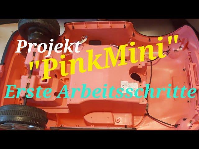 Die ersten Arbeitsschritte | Projekt "PinkMini"