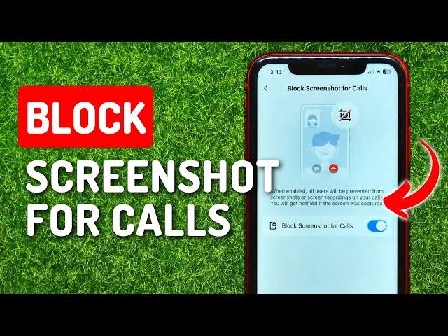 How To Block Screenshot For Calls On IMO