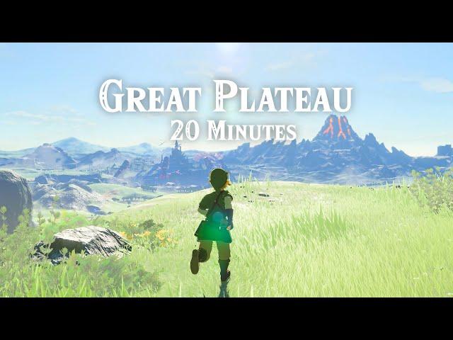 Great Plateau Run Along - Breath of the Wild - 4K Virtual Run