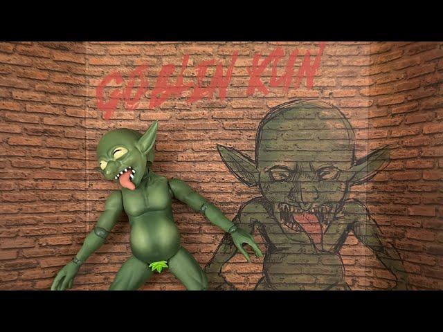 Skytube Premium alphamax Love Monsters 001 Goblin-kun Action Figure / 玩具開箱分享 哥布林 殺手 人偶 公仔