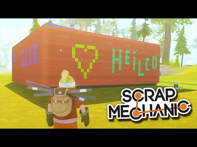 Любимые ПОДАРКИ для ГЛЮКА и КЛАУДА в SCRAP MECHANIC