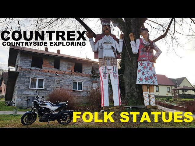 Motorcycle ride to folk statues - COUNTREX