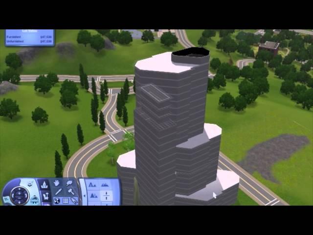 Trump Tower Chicago - How to build Highrise / Apartment / Skyscraper in The Sims 3 - Tutorial