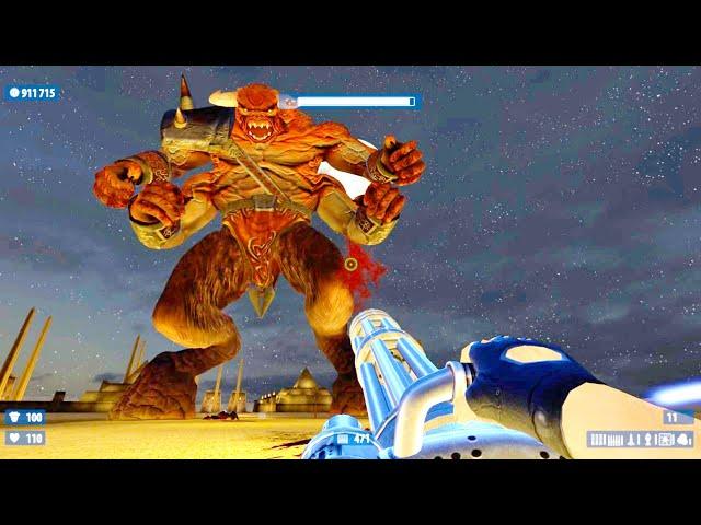 Serious Sam HD: The First Encounter - Last Level, Final Boss Fight and Ending 4K Ultra HD