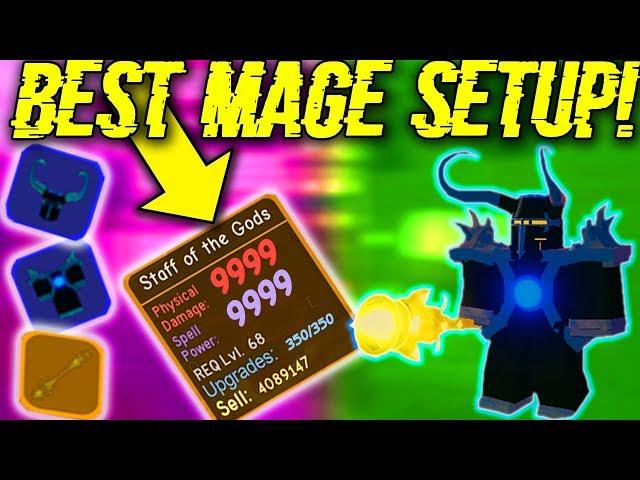 THE BEST MAGE SETUP IN DUNGEON! *OP* (ROBLOX DUNGEON QUEST)