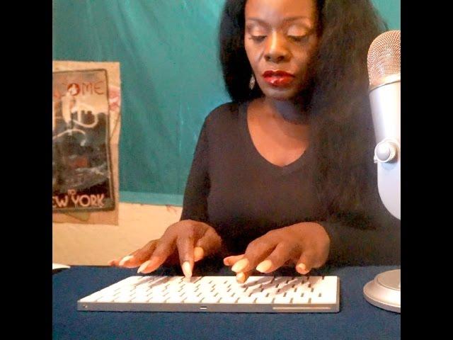 Typing Chewing Gum ASMR Eating Sounds 1 Hr +