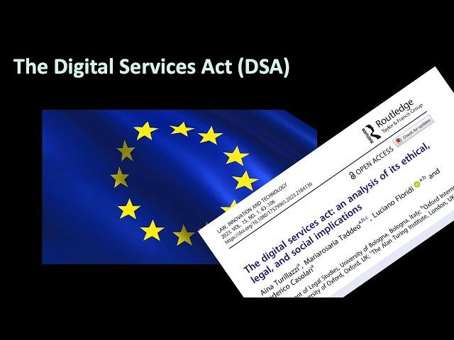 The Digital Services Act (DSA) explained