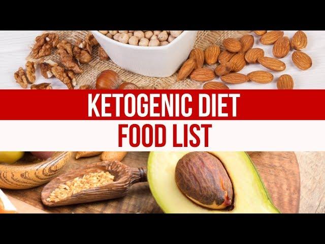 The ULTIMATE KETO Diet Food List Shopping Guide