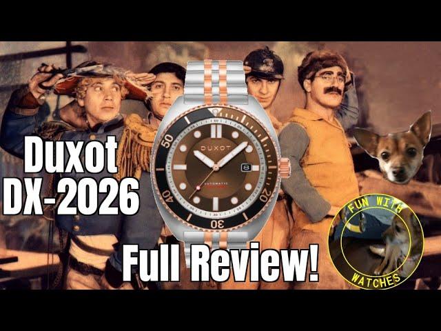 Duxot DX2026 Two Tone Automatic Dive Style Watch With Sapphire Chrystal Review!