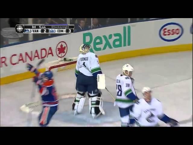 Nail Yakupov First Career NHL Hat Trick 4/27/13