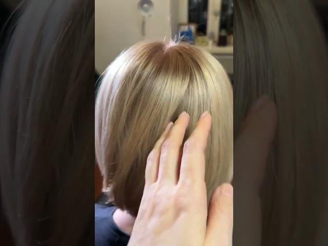 Короткие женские стрижки и окрашивание волос. Стрижка каре на короткие волосы. #blonde #hair #блонд