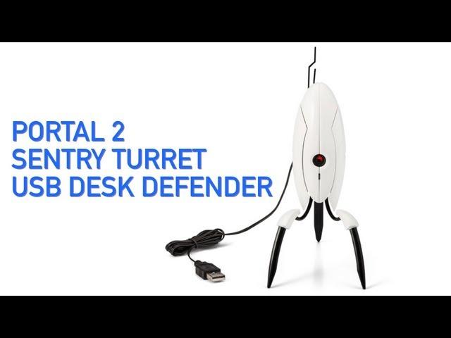 Portal 2 Sentry Turret USB Desk Defender from ThinkGeek