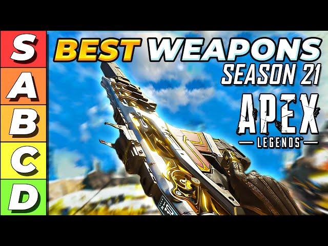 Apex Legends Best Weapons Tier List Season 21! (ALGS/Ranked/Pubs)