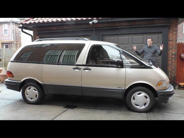 The Toyota Previa Is the Weirdest Minivan Ever