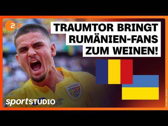 Rumänien – Ukraine Highlights | UEFA EURO 2024 | sportstudio