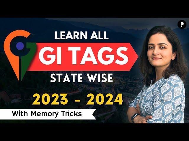 GI Tags 2024 | Geographical Indications | With Memory Tricks #parcham #parchamclasses