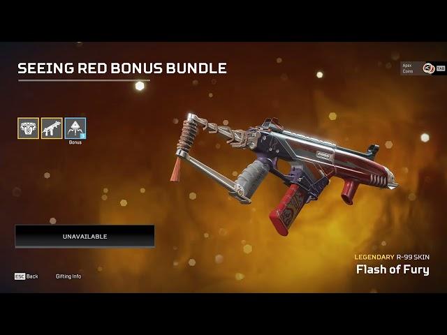 APEX LEGENDS | R-99 | Legendary | Flash of Fury