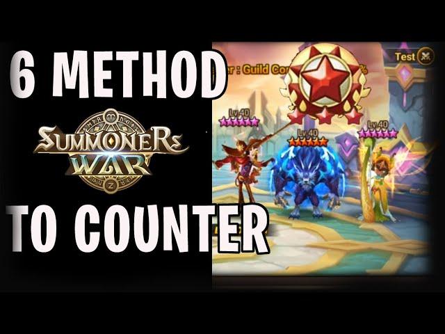 6 METHOD TO COUNTER CARCANO VIGOR TRIANA G3 META SIEGE DEFENSE - Summoners War