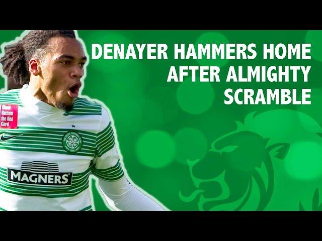 Denayer hammers home after almighty scramble