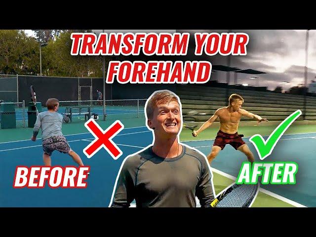 Tennis Lesson | Gain the Perfect Forehand Power & Spin - Tennis Forehand Technique Lesson