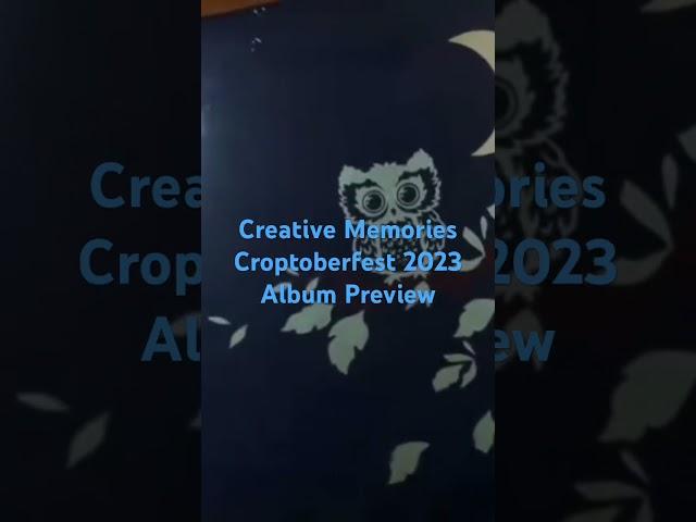 Creative Memories Croptoberfest 2023 Preview now Live on my Channel! #2023 #shorts  #scrapbooking