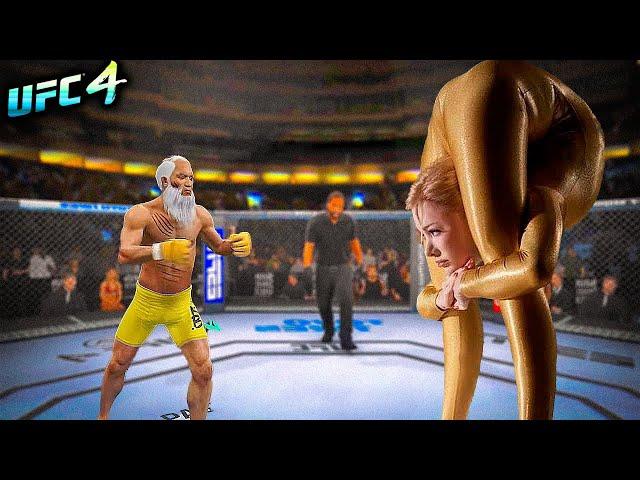 Old Bruce Lee vs. Zlata Gunthel (EA sports UFC 4)