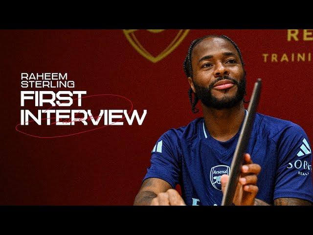 RAHEEM STERLING | First interview at The Arsenal