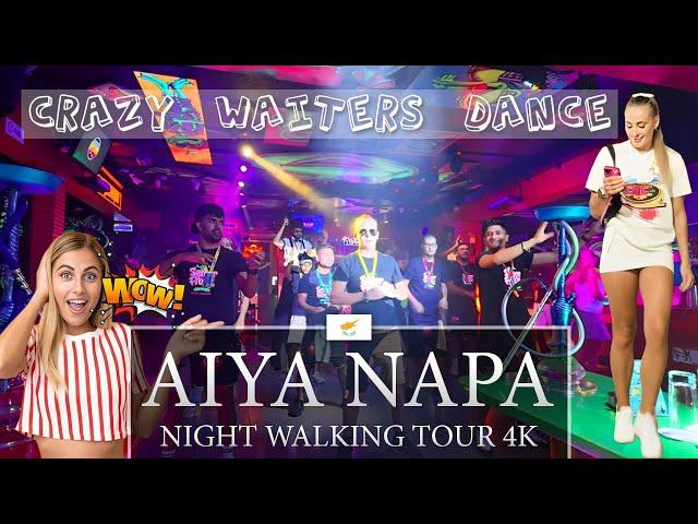 Aiya Napa nightlife 2024 #cyprus #walkingtour4k #ayianapa #nightlife #ayianapaclubstreet #lunapark