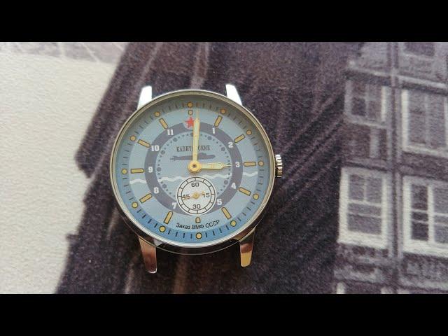 Watchmaking Restoration Pobeda captain's Watch  1980 ASMR Ремонт часов Победа