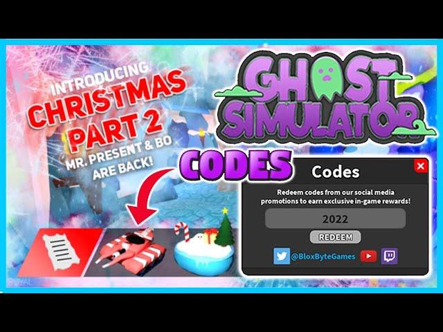 GHOST SIMULATOR NEW YEARS CODES *FREE GODLY PETS, HOVER BOARDS + MORE* (2022 UPDATE)