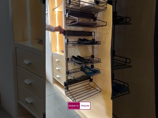 Upgrade your shoe organization with the Unihopper Pull-out 4-layer Shoe Rack.