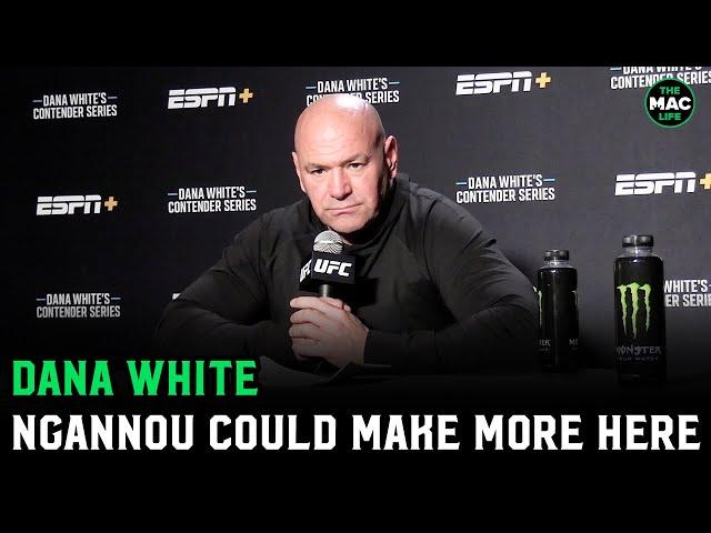 Dana White: "Francis Ngannou offered more to stay in UFC than he made in boxing"