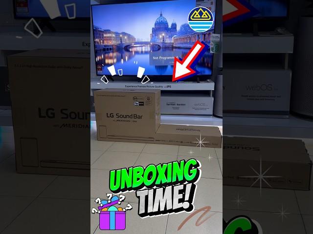 Unboxing of LG Sound Bar SP8A