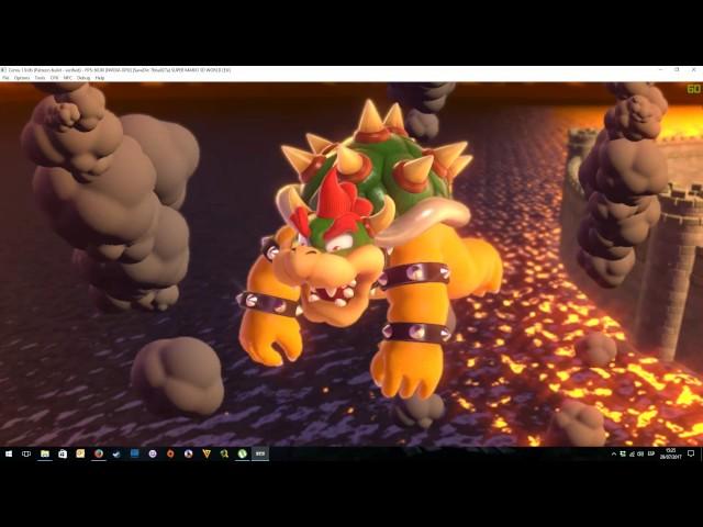 Cemu 1.9.0b - Super Mario 3D World - (default options and no preliminary shader cache)