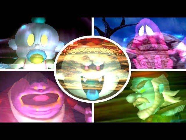 Luigi's Mansion - All Portrait Ghosts Bosses (No Damage)