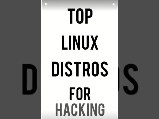 Top 5 Linux Distros For Pen-testing  #shorts #programming #short