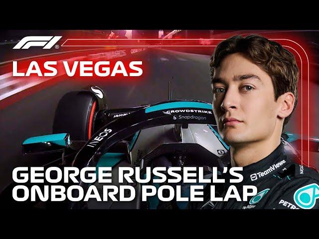 George Russell's Pole Lap | 2024 Las Vegas Grand Prix | Pirelli