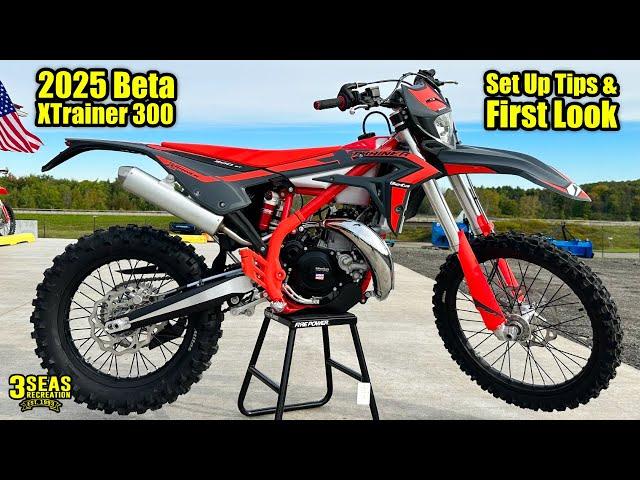 2025 Beta XTrainer 300 2-stroke Motorcycle - First Look & Set Up Tips -  3 Seas Recreation