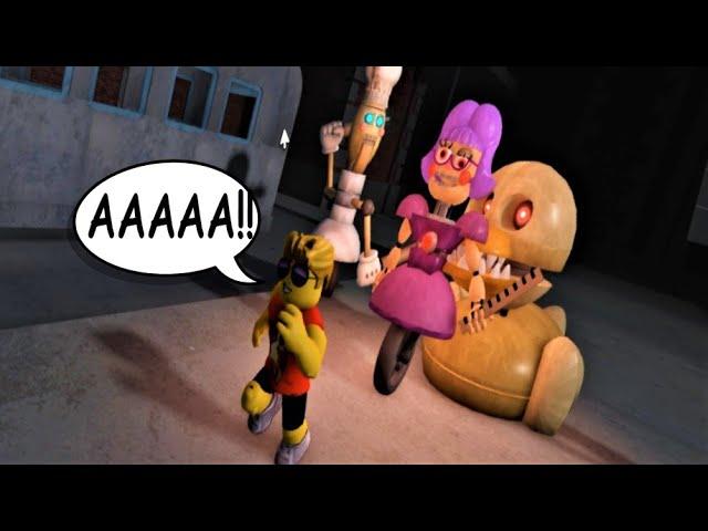 Roblox SCARY GAME Escape Miss Ani Tron's Detention! SCARY OBBY