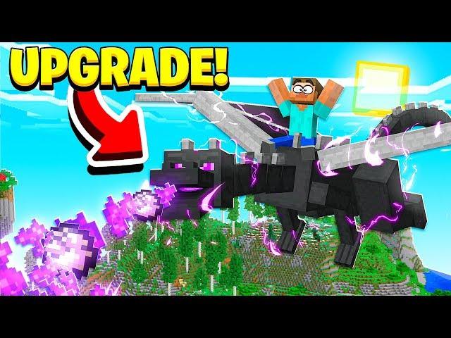 UPGRADING THE MINECRAFT ENDER DRAGON! (Pet Ender Dragon)