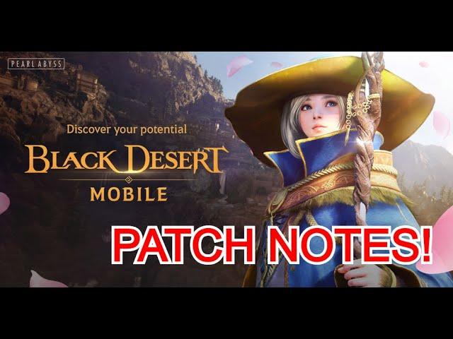 [Black Desert Mobile] PATCH NOTES | Red Gear Crafting is up!