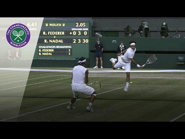 Roger Federer vs Rafael Nadal | Wimbledon 2008 | Best Rallies