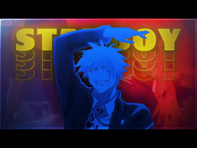 Gojo Satoru - Starboy 「AMV/Edit」| @XenozEdit Remake |  Gojo Vs Toji | Jujutsu Kaisen | Cynatric