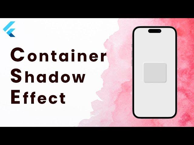 Container Shadow | Offset | How to use a Shadow | Widget of the week | Flutter Tutorial