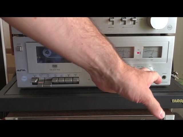 Vintage Technics Stereo Cassette Deck RS-M5 (M5) recording test, vintage HiFi,@FunwithVintageHiFi