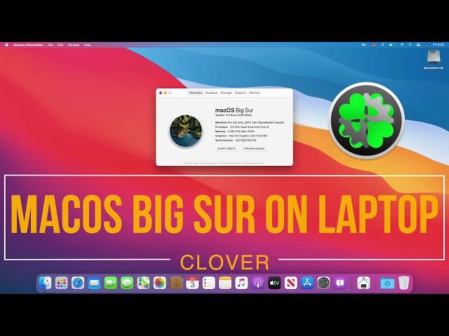 macOS Big Sur on Laptop using Clover | Hackintosh