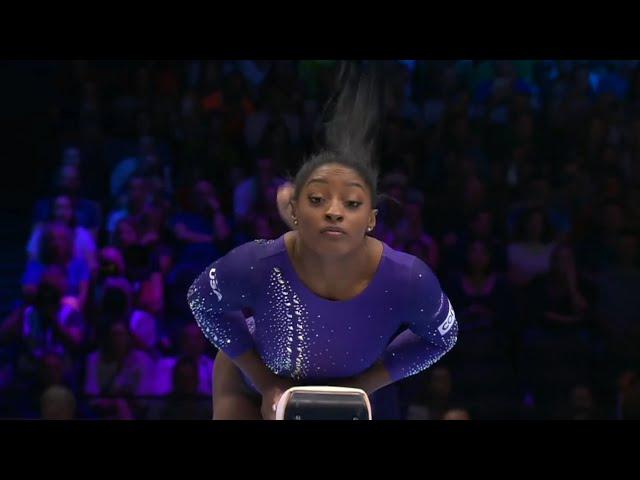 (14.8) Simone biles  Wins the Balance beam Title/ 2023 WAG World Championships