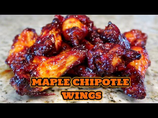 Maple Chipotle Chicken Wings In The Oven | Easy Chicken Wing Recipes